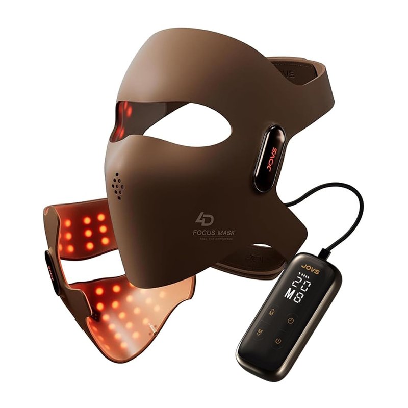 JOVS 4D Laser Light Therapy Mask - Advanced Red Light Therapy for Deep Anti-Aging & Wrinkle Reduction | 6X More Powerful