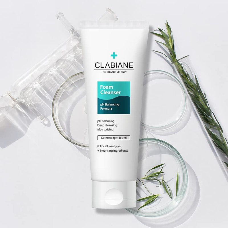 CLABIANE] pH 5.5 Balancing Foam Cleanser, Hypoallergenic, For sensitive skin, Non-irritating foam, Daily cleanser