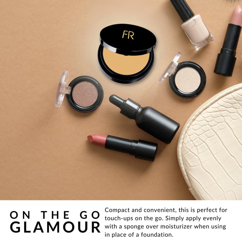 Flori Roberts Luxury Oil Blotting Pressed Powder - Long Lasting Shine Control for Flawless Complexion