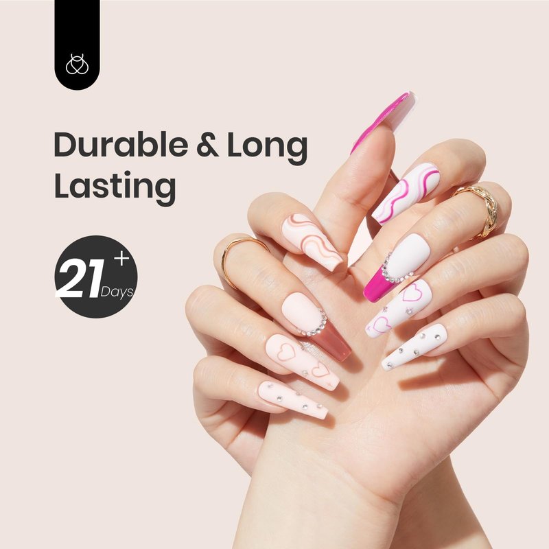 beetles Gel Polish Gel No Wipe Base Coat,15ml for Gel Nail Polish Soak Off LED Nail Lamp Base Coat Upgraded Formula Long-Lasting DIY Home and Nail Salon