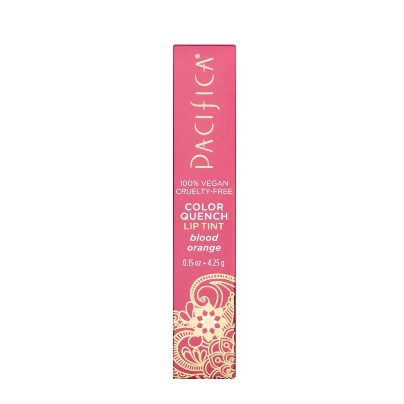 Pacifica Tinted Lip Balm – Color Quench Hydrating Flavored Lip Balm -Blood Orange Flavor - Clear -w/Coconut Oil & Cocoa Butter Natural Clean Beauty Vegan & Cruelty-Free Dermatologist Tested