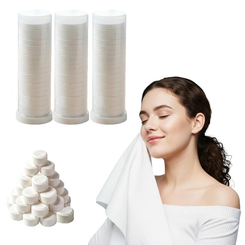 Disposable Face Towel hot face Towel,Wet Wipes AK-SHIP Towels Suitable for Towel Warmers for Your Face,Can be Used in Towel dispensers or manually Soaked in Water.(60 pcs Soft Towels)