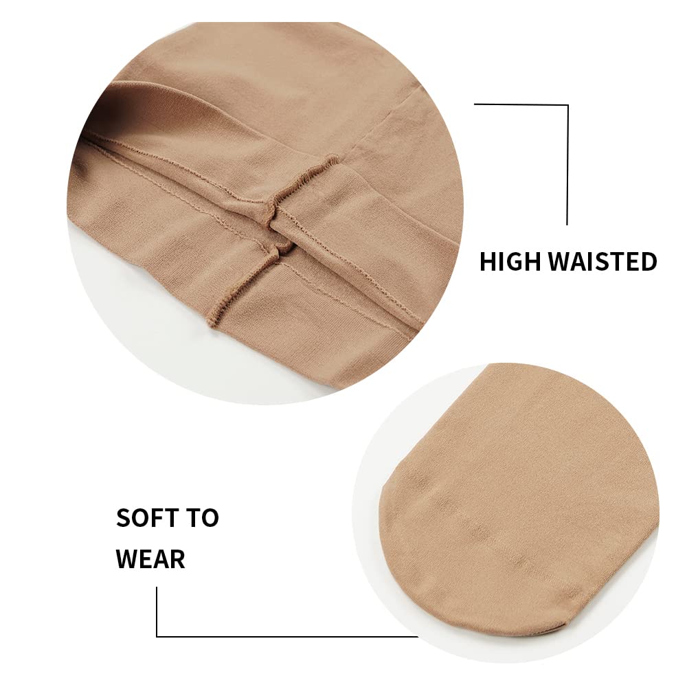 Stelle Girls' Ultra Soft Pro Dance Tight/Ballet Footed Tight(Toddler/Little Kid/Big Kid),TN,S Tan
