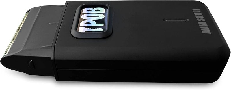 Mini Skull Single Shaver - Compact Pocket Design with Turbo Motor | Ideal for Home & Professional Use - Black
