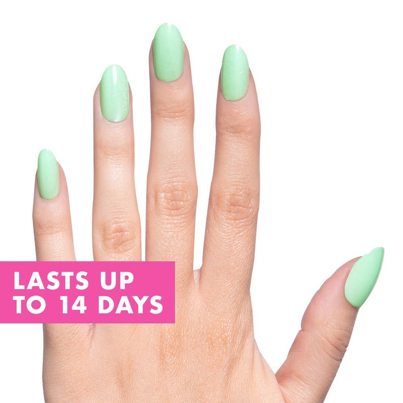 Olive & June Press-On Nails | Star Wars: The Mandalorian & Grogu | 42 Non-Toxic, Long-Lasting Nails | Medium Oval in Grogu Green Velvet