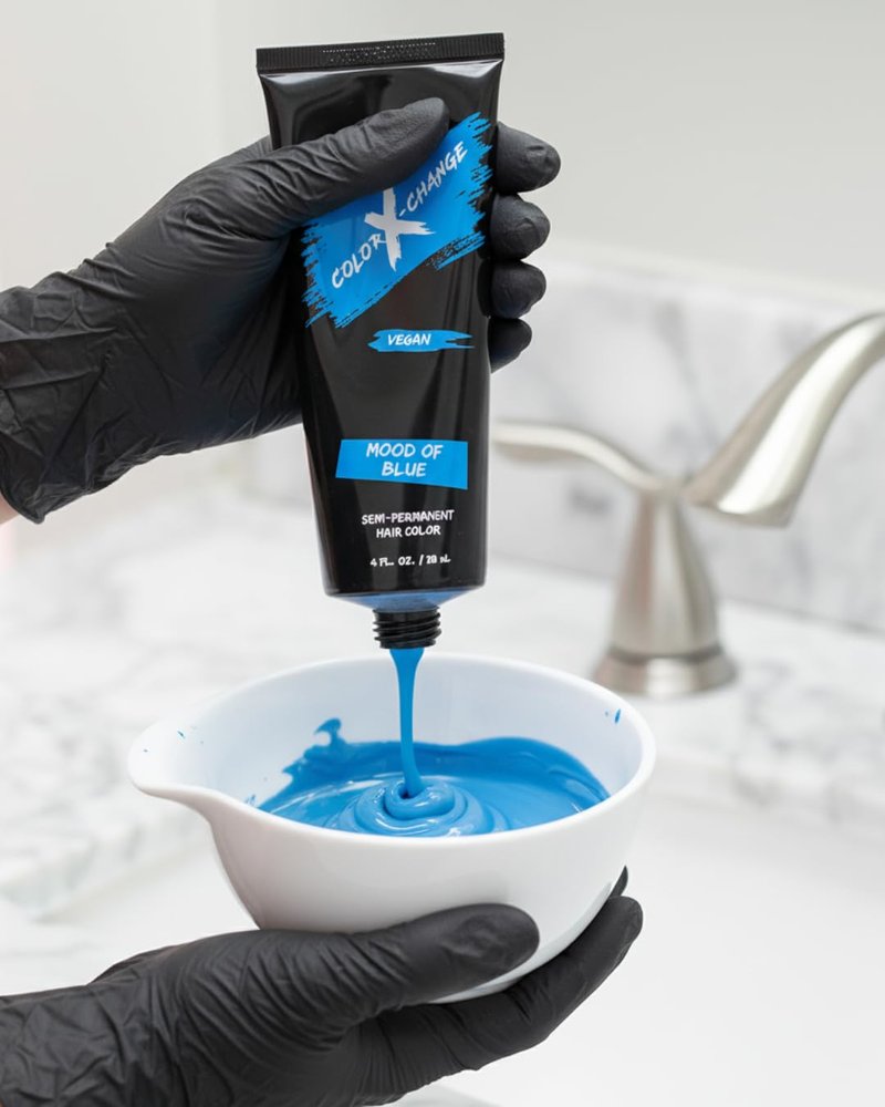 Color X-Change Semi-Permanent Hair Color - Mood of Blue - Vegan, PPD & Ammonia-Free