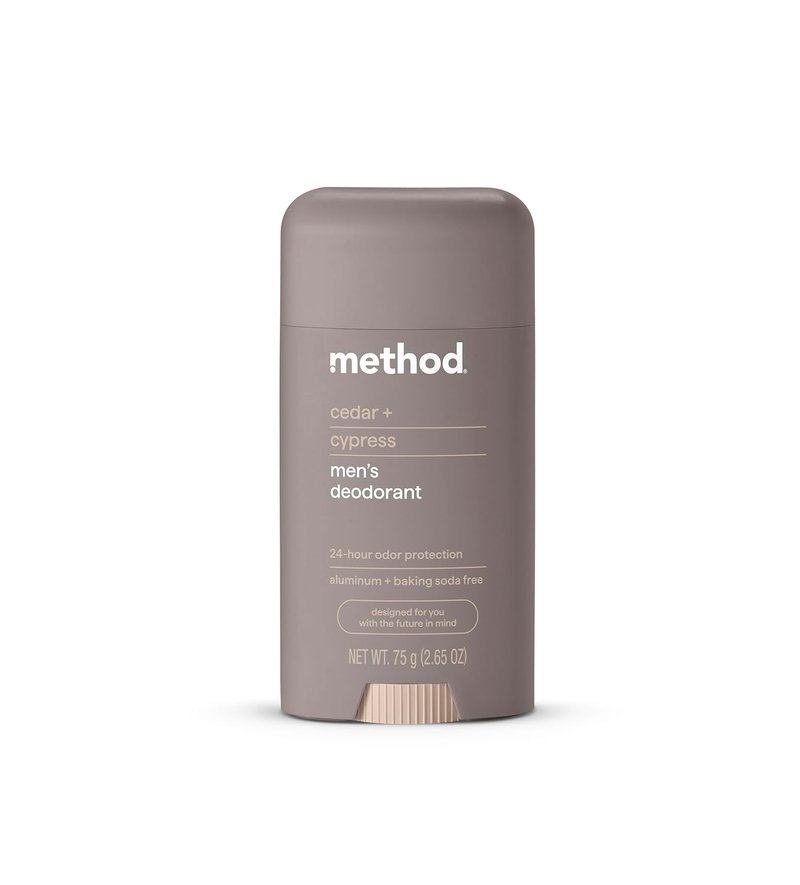 Cedar + Cypress Method Deodorant - 24 Hour Odor Protection, 2.65 oz