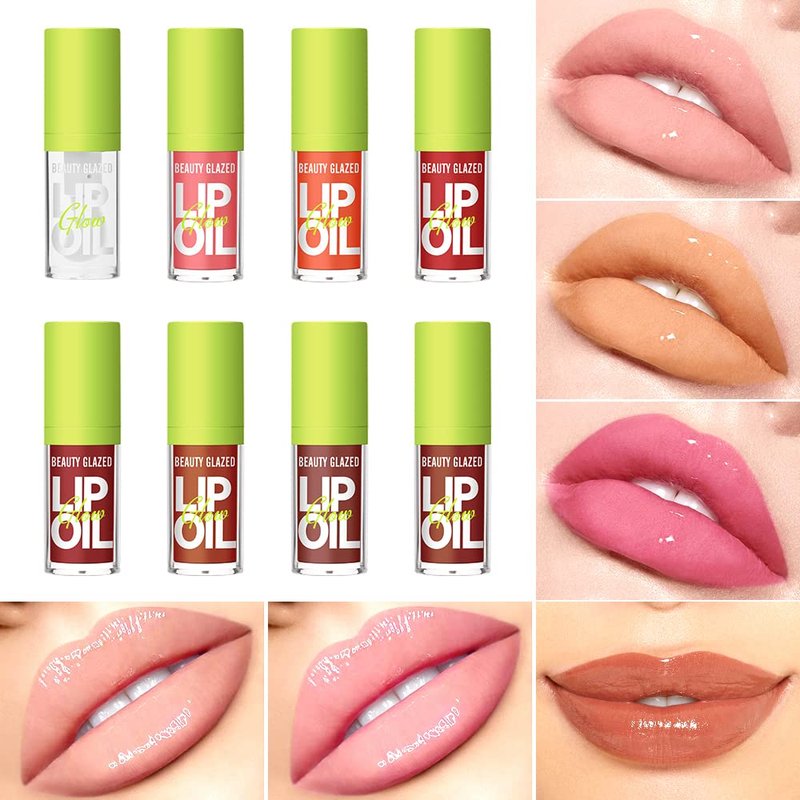 MYUANGO Lip Oil Moisturizing, Hydrating Lip Care Lip Tint, Shiny Lip Glow Vegan Plumping Lip Gloss for Dry Lips (101, STANDARD SIZE)