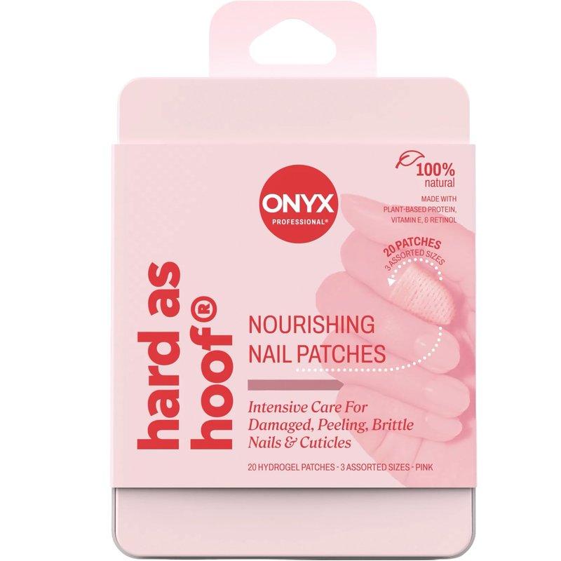Onyx Professional Hard as Hoof Nail Repair Patches - Nail and Cuticle Strengthening Treatment, Nail Strengthener and Growth, Nail Care, 20 Count