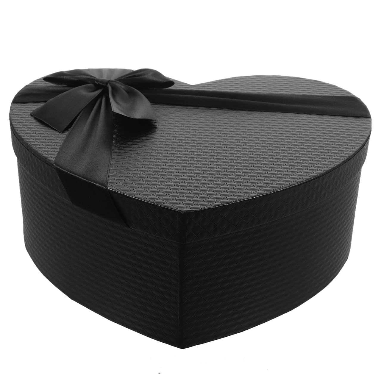 Box Heart Shaped Black Box Holiday Dessert Bags Empty Bouquet Bags Candy Treat Container Christmas Love Shaped Birthday Heart-shaped Souvenir Bridesmaid Paper