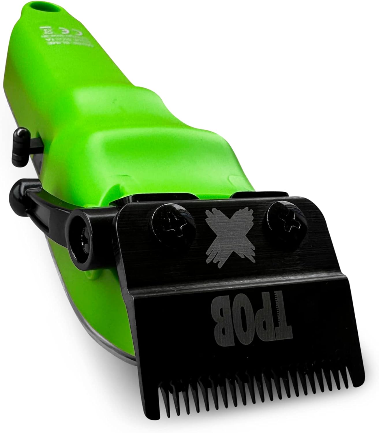 TPOB Barber Hair Clippers for Men - 6800 RPM X Fade Blade with Matte Green Case