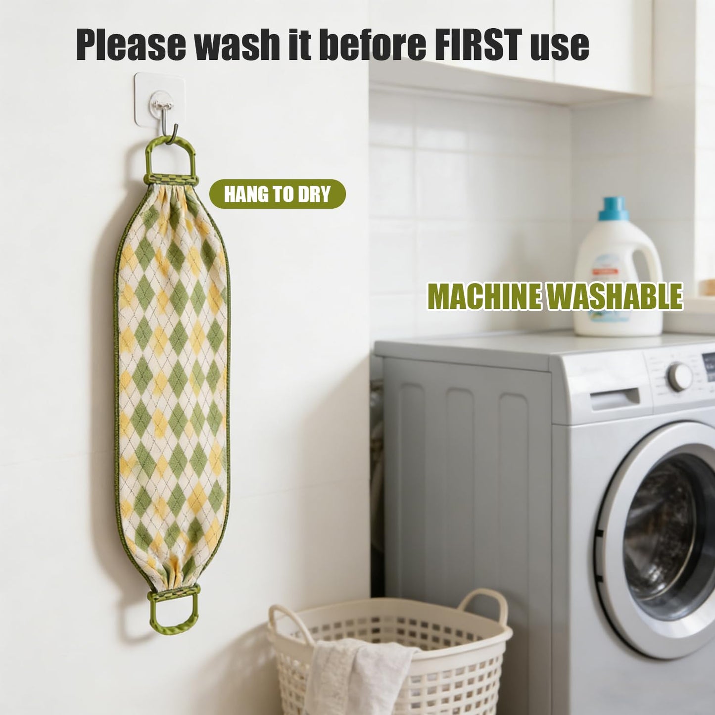 Back Scrubber with Handles for Women, 38 Inches Double-Sided Exfoliating Shower Towel Body Scrubber, Back Exfoliator Body Cleaner to Scrub Your Skin, Bath Scrubber for Body, Back Washer for Shower