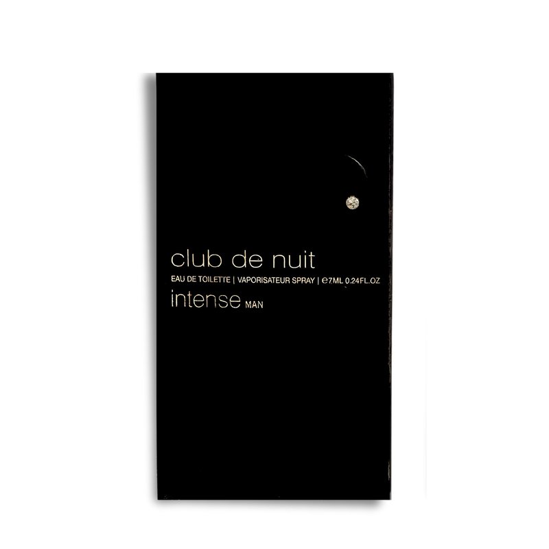 Armaf Club De Nuit Intense – Fruity, Floral, Woody, Amber – Eau de Toilette Vial Spray for Men, 0.24 oz / 7 ml