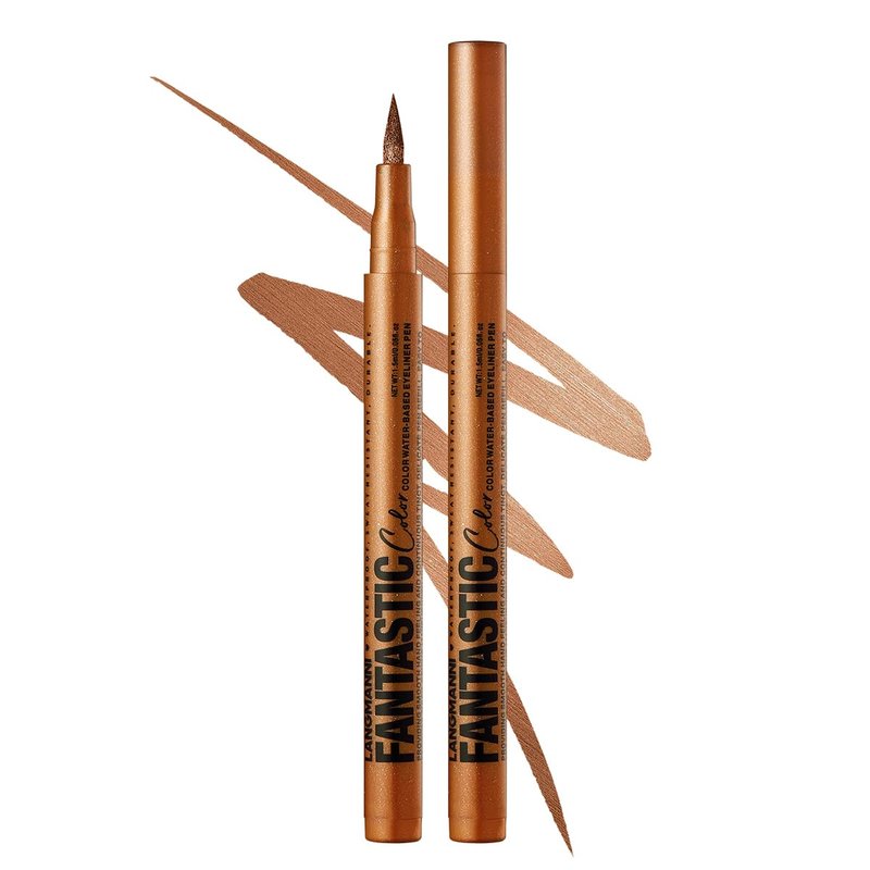 Melsintern Liquid Eyeliner Pen with Ultra Fine Felt Tip - Matte Bronze, Waterproof, Smudge Proof & Quick Drying for Long Lasting Wear (10#)
