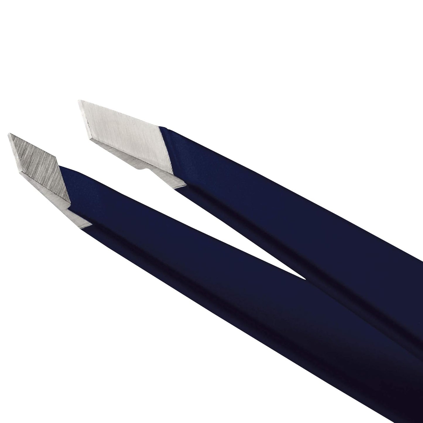 Tweezerman Slant Tweezer - Evening Blue Stainless Steel Hair Removal Tool