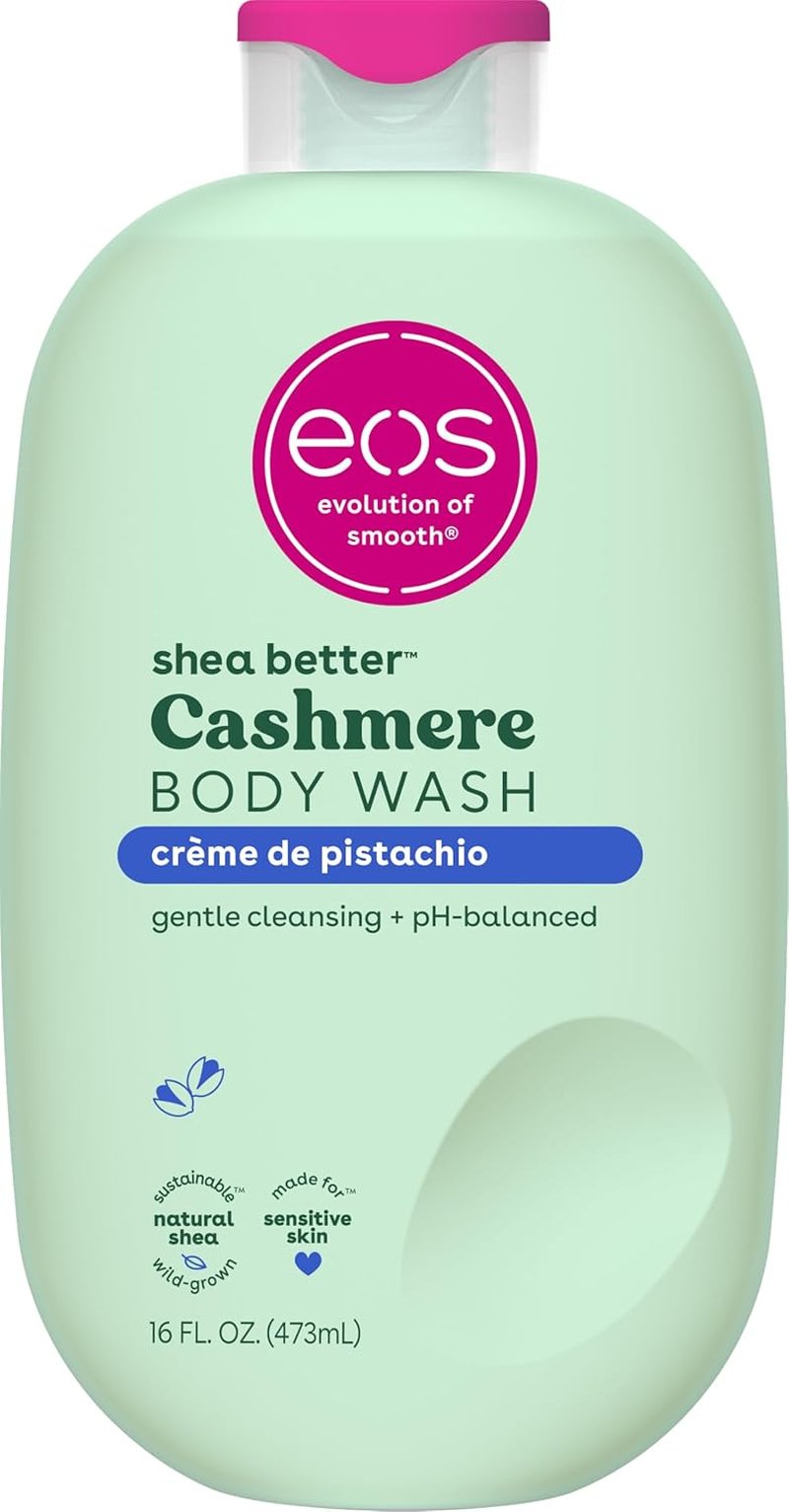 Cashmere Body Wash - Crème de Pistachio, Moisturizing Gel Formula with Shea Butter & Vitamin E | 16 fl oz