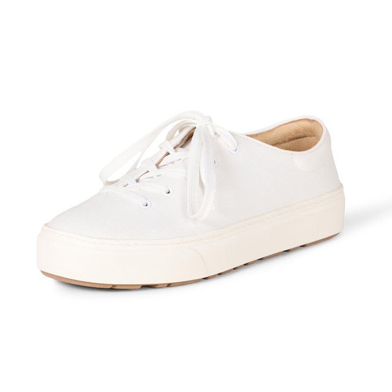 Amazon Essentials Women's Lace Up Sneaker, White, 8