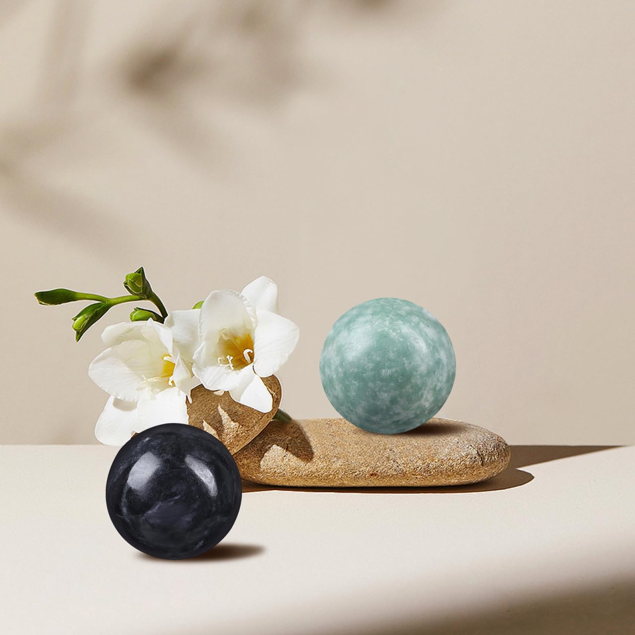 Hemoton 4 Sets Marble Baoding Balls Hand Exercise Ball Chinese Stress Ball for Adult Chinese Meditation Balls Hand Exercise Massage Alleviating Memory Loss Health Massage