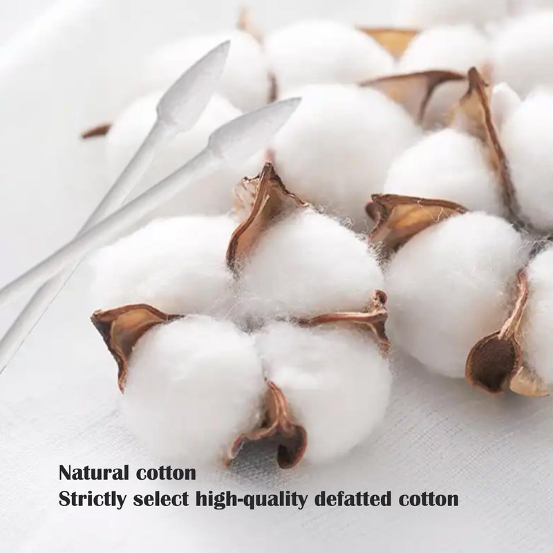 Pointed Cotton Buds,Precision cotton swabs for Personal care, Makeup, Cleaning 300pcs