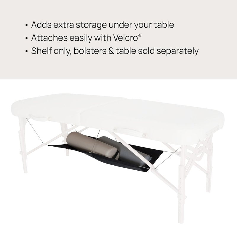 EARTHLITE Portable Massage Table Hammock - Storage Shelf for Bolsters, Sheets and Accessories
