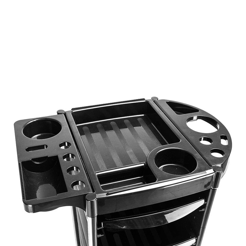 OmySalon Salon Trolley with Wheels, 5 Drawers, Hair Cart Rolling Storage Organizer, Barber Station, Salon Cart for Hair Stylist