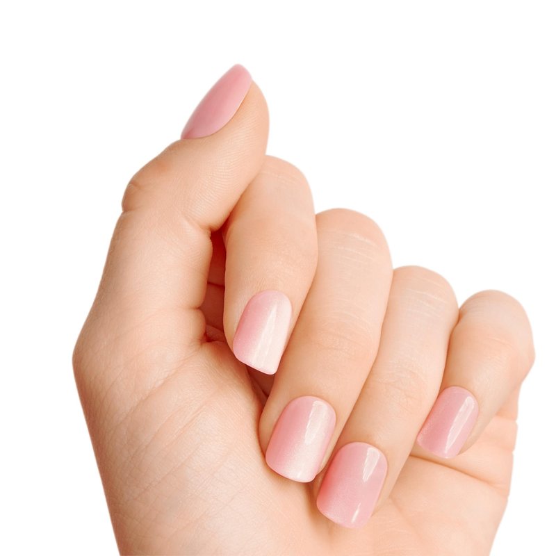 KISS colorFX by imPRESS Valentine’s Day Press On Nails, ‘Cherished’, Pink Short Squoval, IMPROVED adhesive, Up to 10-Day Hold, Nail Kit Includes 30 Fake Nails, Prep Pad, Manicure Stick, Mini Nail File