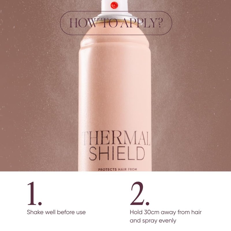 NAK Signature Thermal Shield, Heat Protectant Spray 150g - Frizz Control & Heat Protection for All Hair Types with Vitamin B5