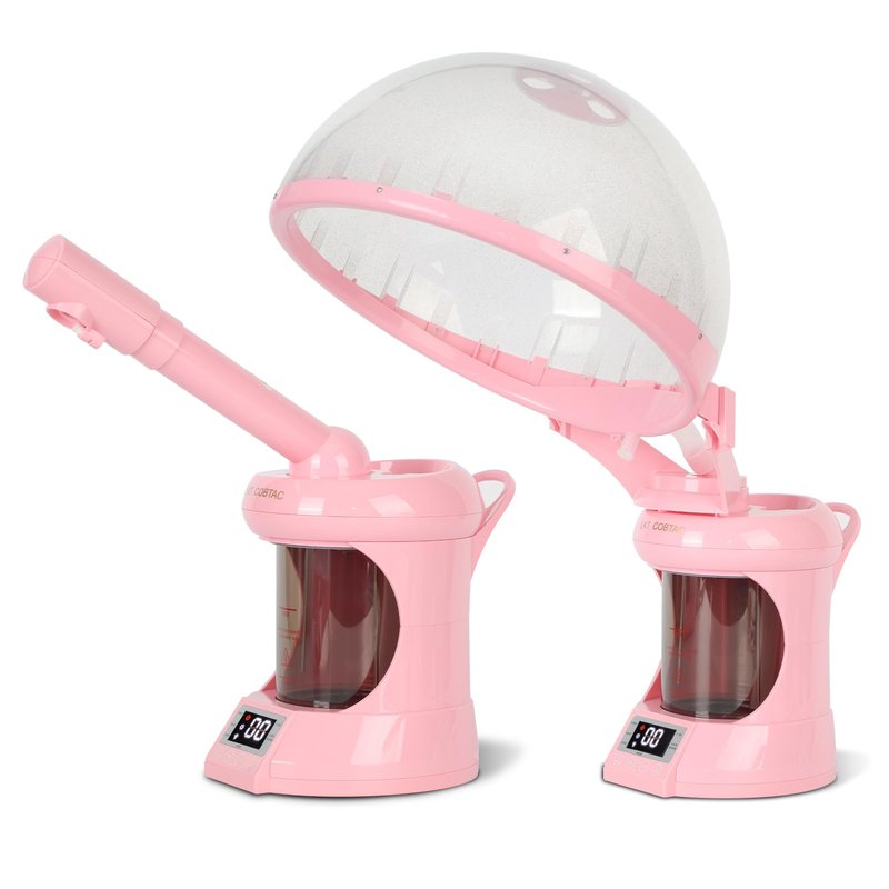 LKT COBTAC Hair Steamer 2 in 1 Hair and Facial Steamer,Design for Personal Use at Home or Small Salon Shops