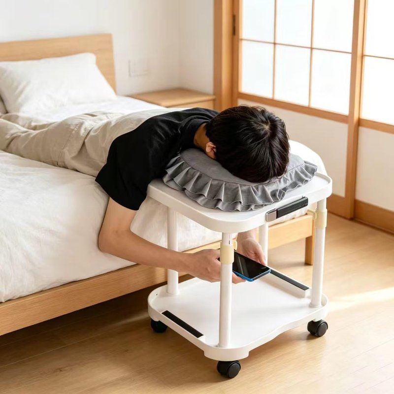 Nzxwrhb Massage Headrest for Bed Sofa, Adjustable Massage Face Cradle at Home, Portable Massage Table Kit for Sleeping Bed, Face Down Pillow After Eye Surgery