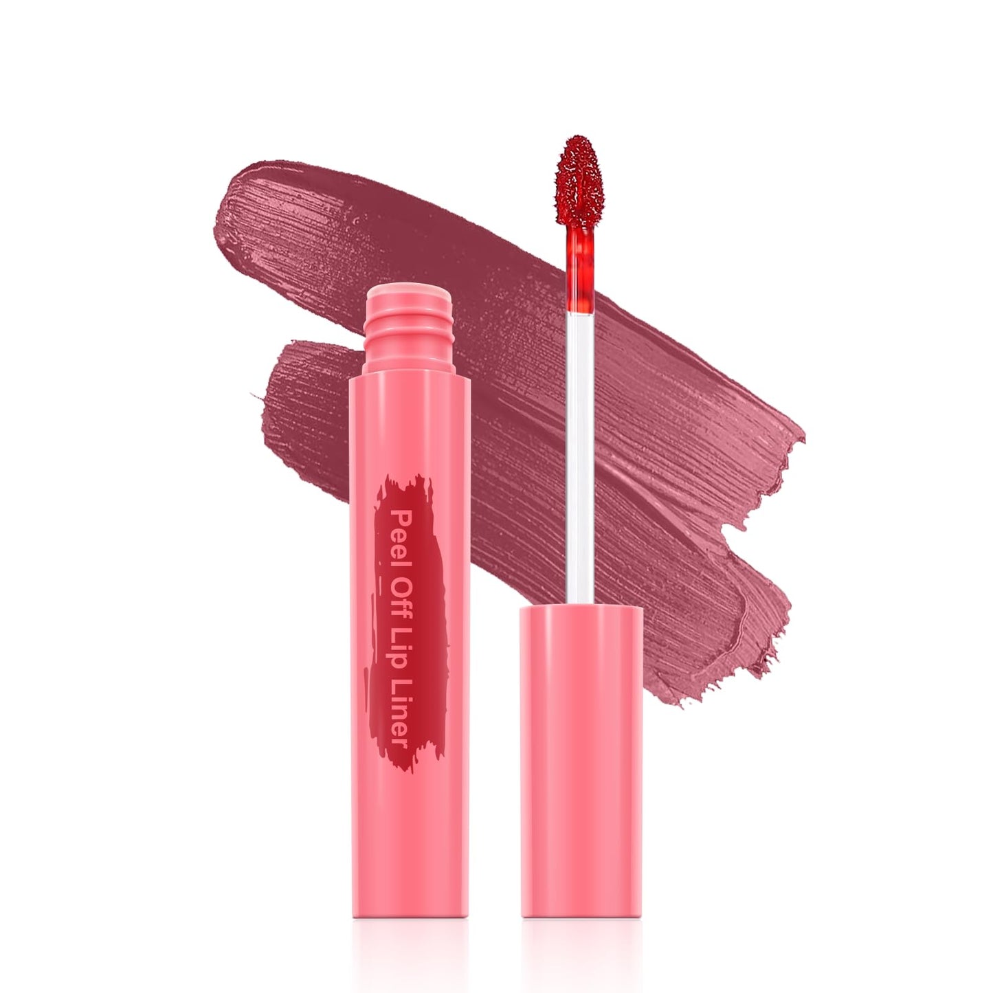 Ursoulney Lip Liner - Lip Stain Peel Off Moisturizing Long-Lasting & Waterproof Transfer Proof & Plumping, Non-Stick Cup Lip Liner Stain Tint For All Skin Types (Mauve)