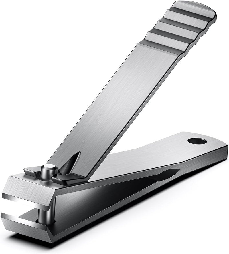 Regine Switzerland Heavy Duty Nail Clippers - Professional Stainless Steel for Thick Toenails | Ideal for Seniors, Men & Women - Silver