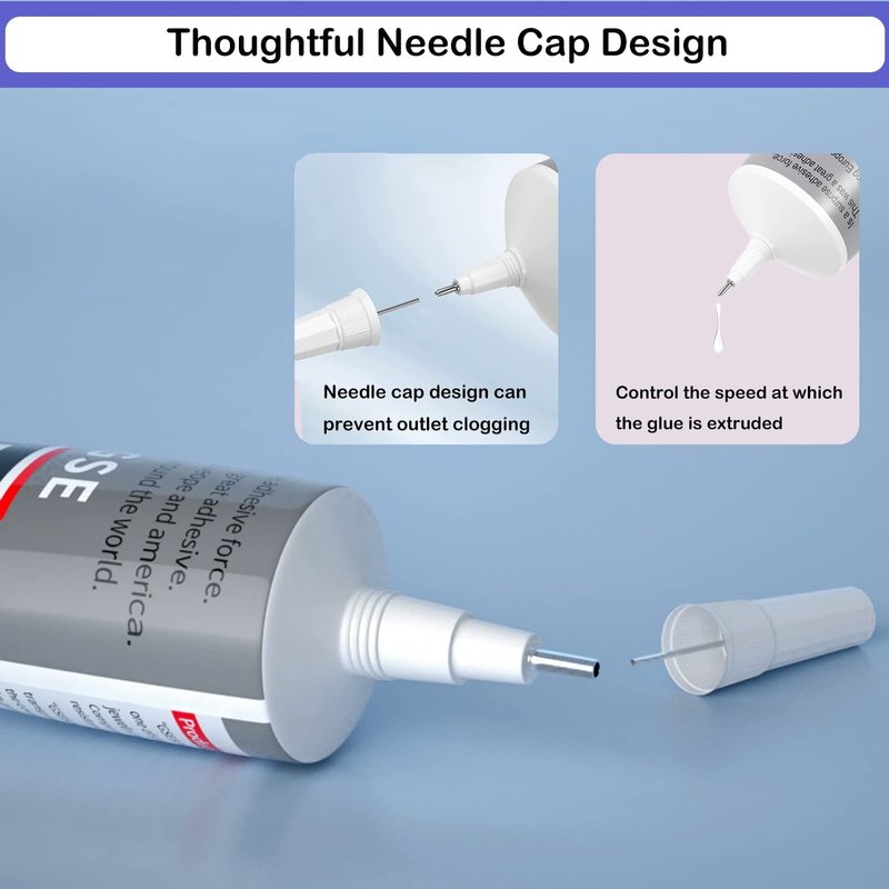 B7000 Adhesive Rhinestones Glue - 2PCS 110ml | Perfect for Jewelry, Crafts & Nail Art