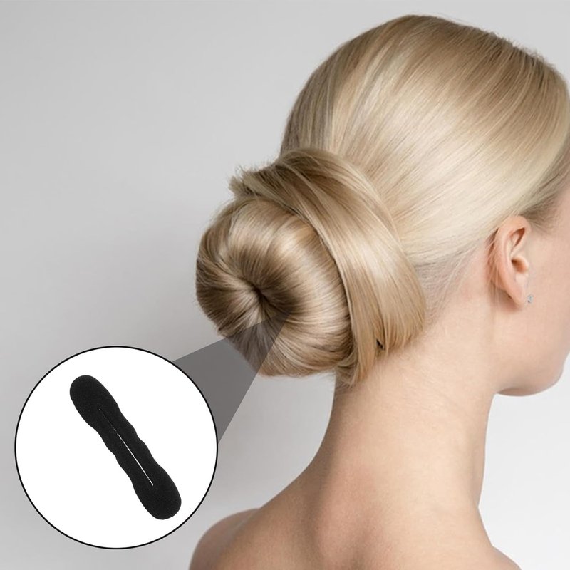 Skiennix Hair Bun Maker - 9 Pcs Magic Snap Roll Foam Sponges for Effortless Styling | Ideal for Ballet & French Twist