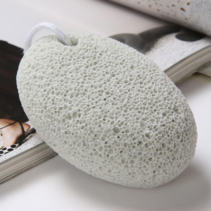 Natural Pumice Stone Set for Feet | Borogo Lava Callus Remover - Exfoliate Dead Skin, Heels & Elbows (2PCS)
