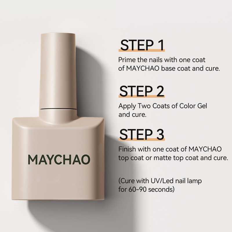 MAYCHAO 15ML Jelly Pink Tulip Gel Nail Polish 1Pc Jelly Pink Gel Polish Soak Off UV LED Translucent Nail Polish Nail Art Starter Manicure Salon DIY at Home, 0.5 OZ