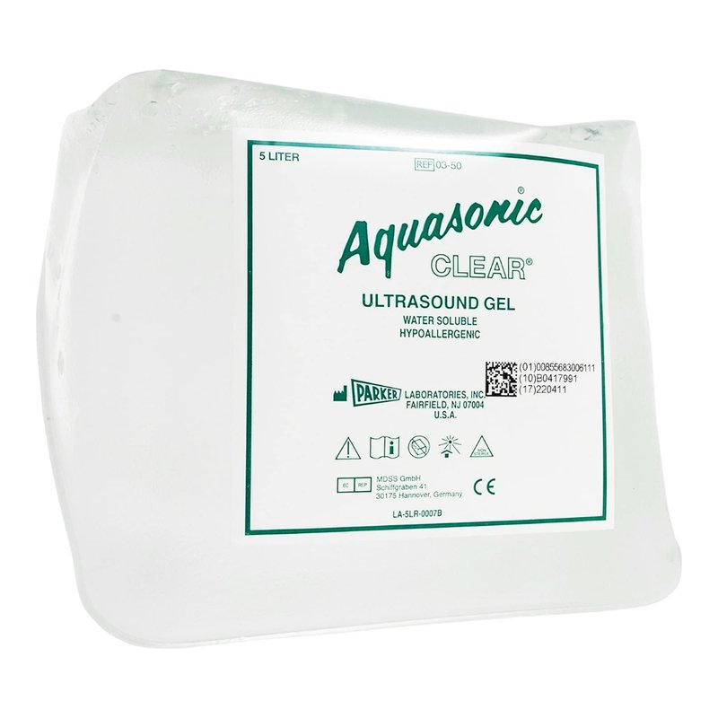 Parker W60693L5 Aquasonic Clear Ultrasound Gel, 5 Liter, 1 Count