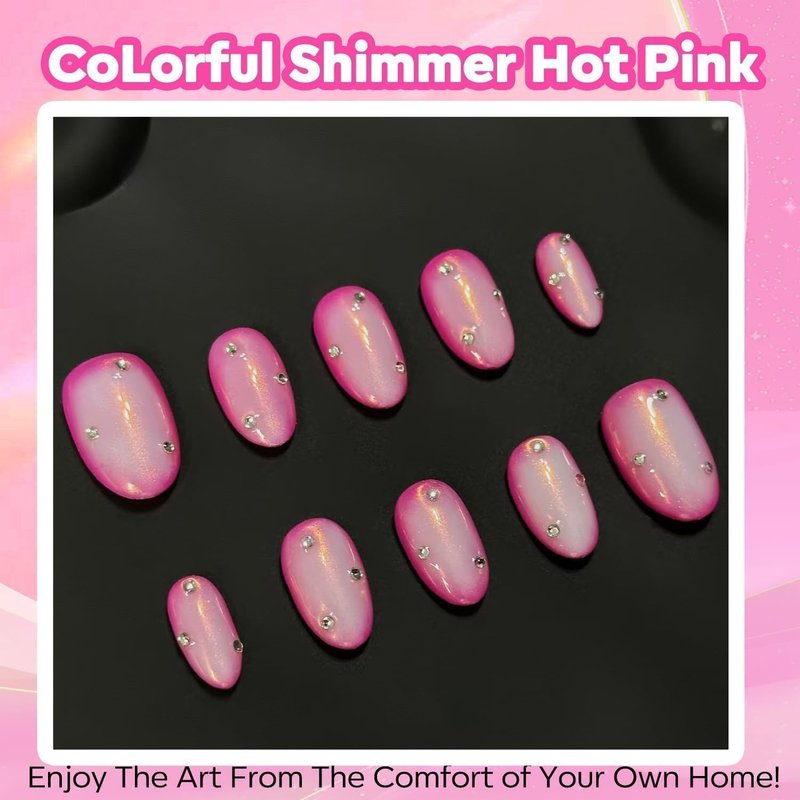 modelones Pink Gel Polish Hot Pink Gel Nail Polish Soak Off Led Neon Pink Polish Nail Art Design Salon DIY Gel Manicure for Women Girl 15 ML