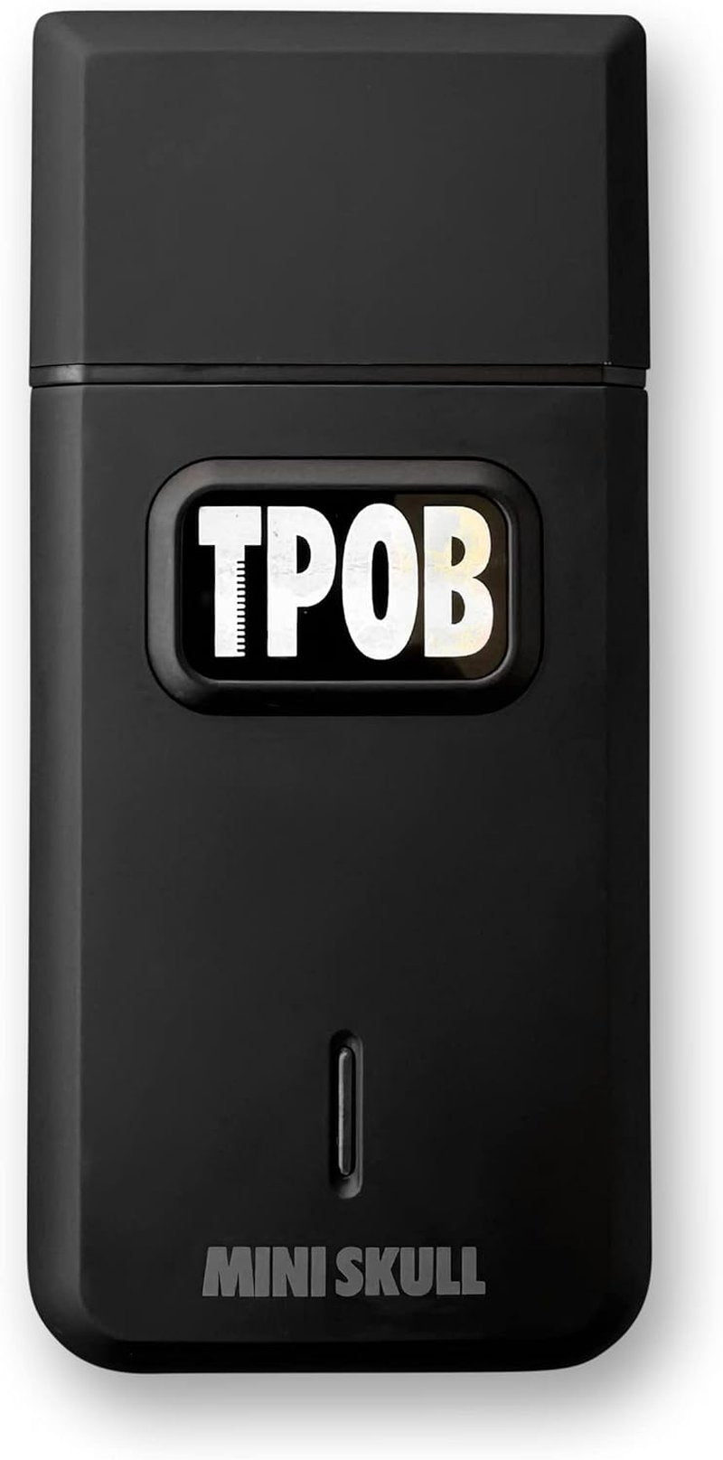 Mini Skull Single Shaver - Compact Pocket Design with Turbo Motor | Ideal for Home & Professional Use - Black