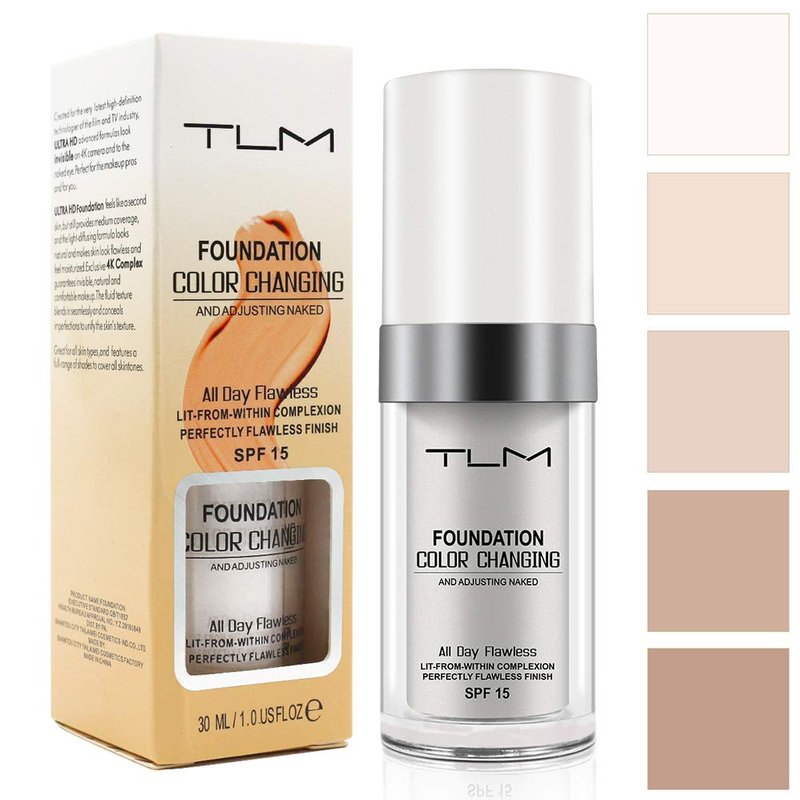 Color Changing Foundation - Moisturizing Liquid Sunscreen, 30ml | 2 Pack