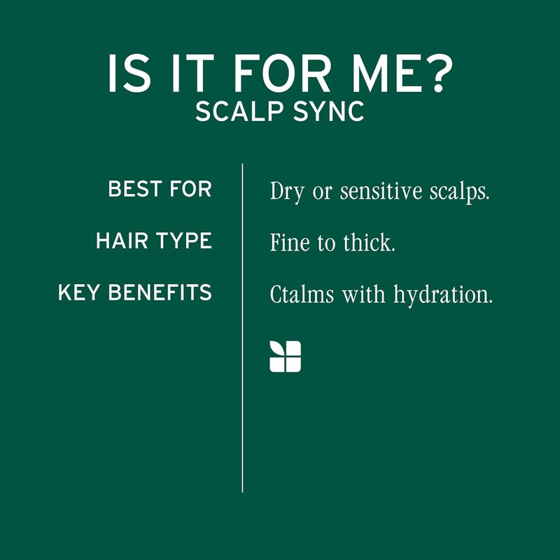 Biolage Scalp Sync Calming Shampoo - Hydrating & Soothing Formula for Dry Scalps | Vegan & Paraben-Free