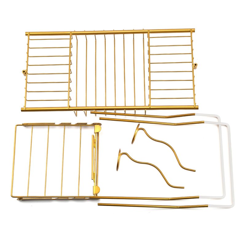 BDL Bathtub Caddy Expandable Bath Tub Tray Table with Wine Holder, Free Soap Dish and Laptop Reading Rack, Bathtub Tray for Home（Bronze）