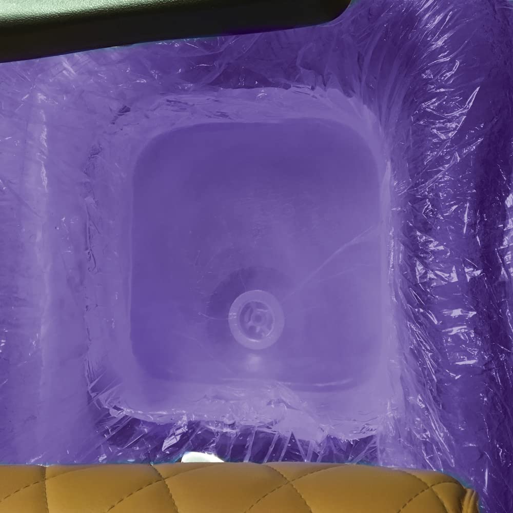 Spa Liners for Pedicure Spas - Disposable Purple Liners, 100-Count