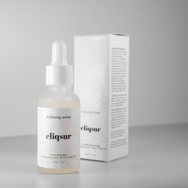 Elisqur Hydrating Serum – Hyaluronic Acid for face, Hydrating Treatment with Liquorice Extract for Glowing Skin, Moisturizing Face