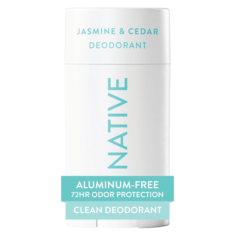 Native Deodorant Contains Naturally Derived Ingredients, 72 Hour Odor Control, Deodorant for Women and Men, Aluminum Free, Jasmine & Cedar 2.65oz