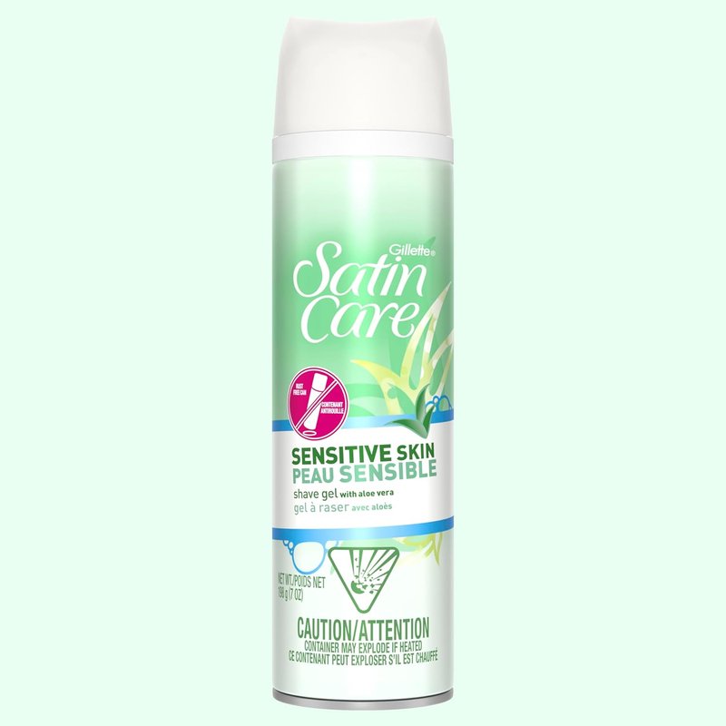 Gillette Venus Shave Gel - Satin Care for Sensitive Skin | Soothing Formula for Smooth Shaving