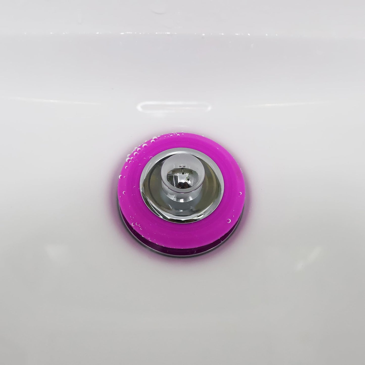 Bathtub Drain Stopper,Silicone Bathtub Stopper, Tub Stopper, Washbasin Drain Plug,Drain Plug (Pink，Patented Product)