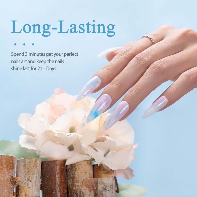 RARJSM Matte Gel Top Coat and Base Coat Glossy Shine Top Coat Gel Nail Polish 7.5ml 3PCS Set UV LED Curing Required Shiny Gel Polish Long Lasting Soak off Home DIY Salon Manicure