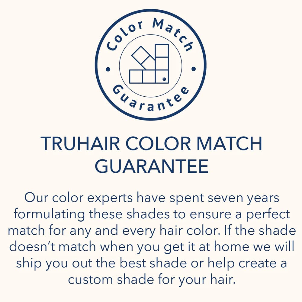 TRUHAIR Color & Conceal Waterproof Root Touch Up Hair Color Concealer - Hair Cover up for Gray Coverage and Hairline Filling - 11 Hair Colors Available (Red)