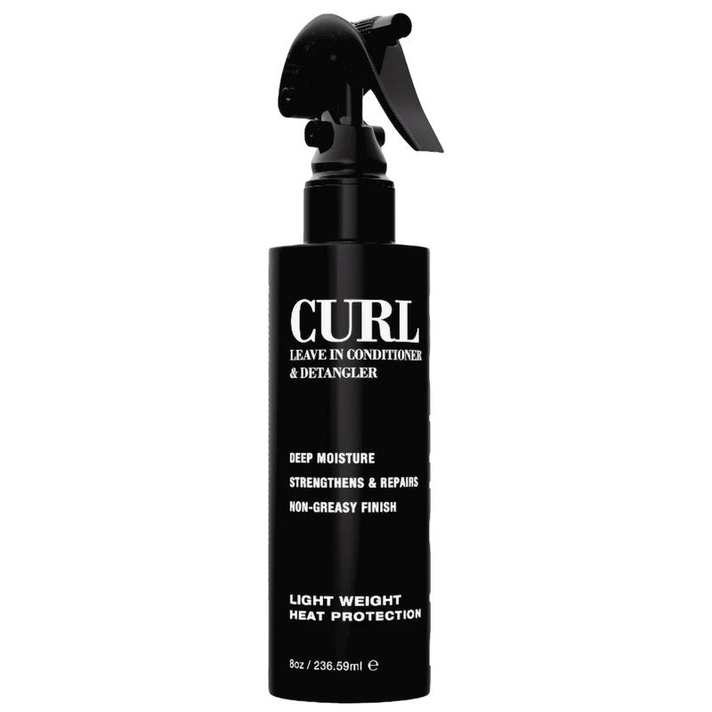 Pacinos Curl Leave In Conditioner and Detangler - Hydrating Curl Conditioner for Daily Use - Provides Frizz Control and Natural Shine - 8 oz