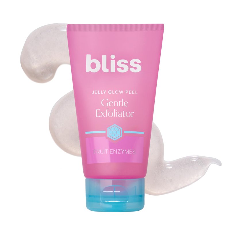 Bliss Jelly Glow Peel™ Gentle Non-Abrasive Cleanser and Exfoliator With Fruit Enzymes - 4 Oz - Nourishes and Hydrates Skin - Clean - Vegan & Cruelty Free